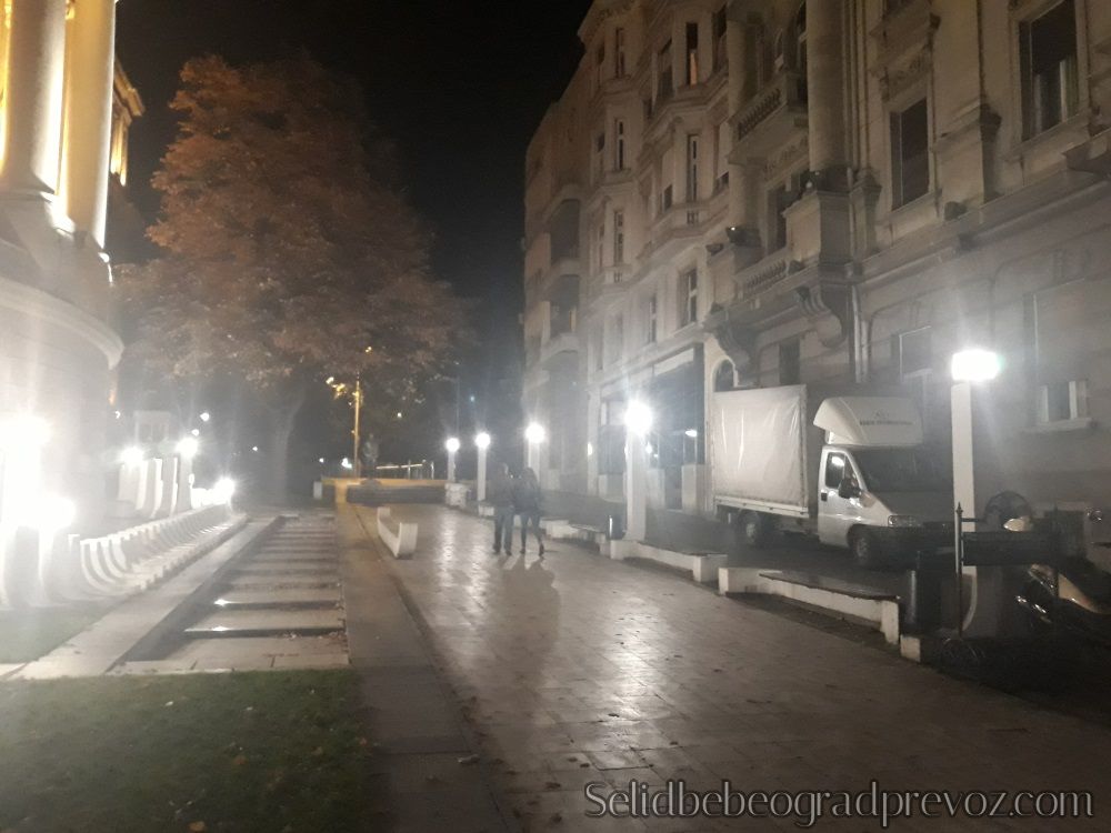 Selidbe Stana Noću Centar Grada Beograda